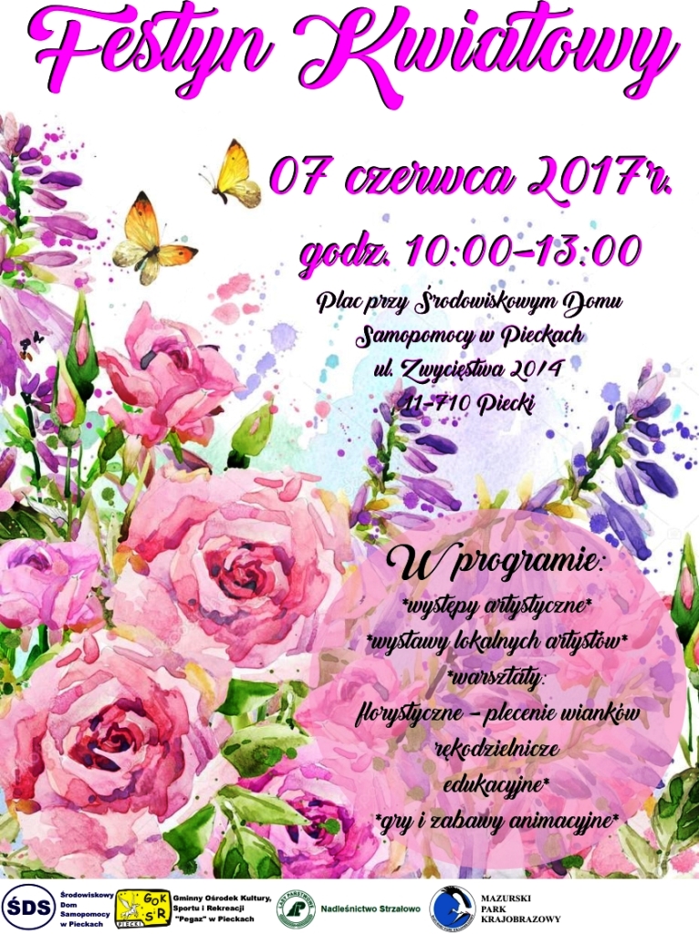 festyn kwiatowy plakat Kopia