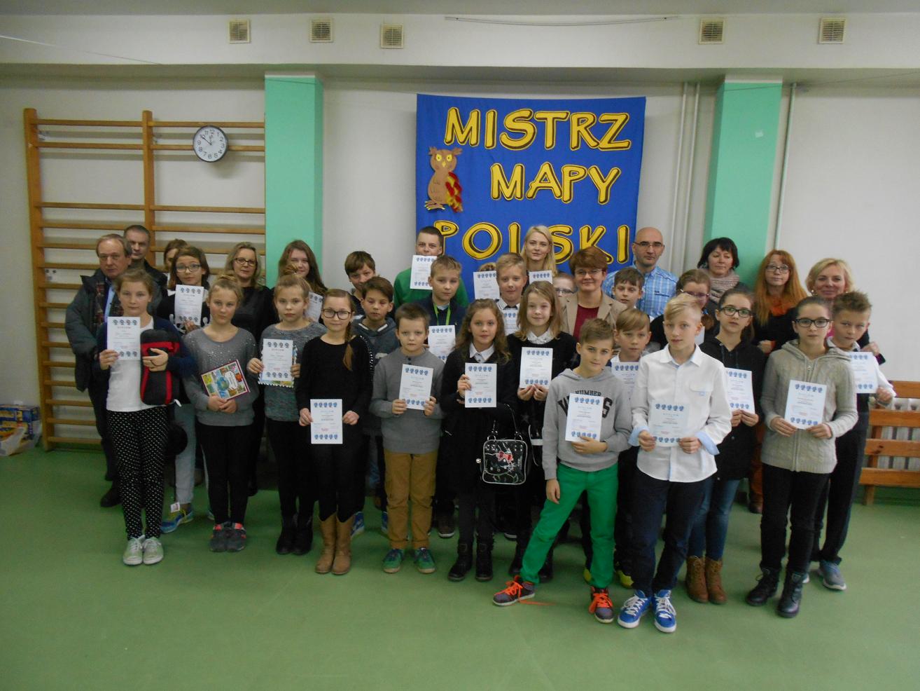 Mistrz mapy Polski paint