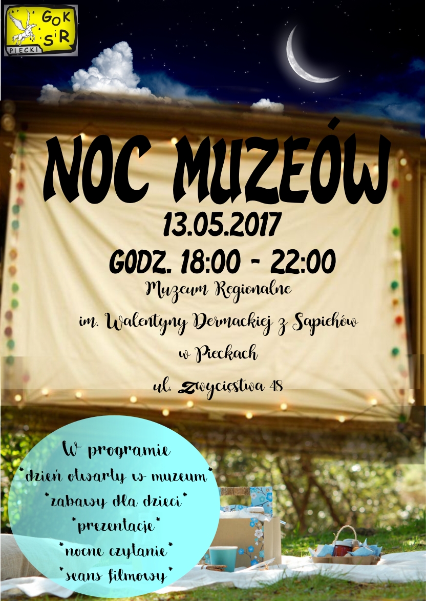 noc muzeów plakat