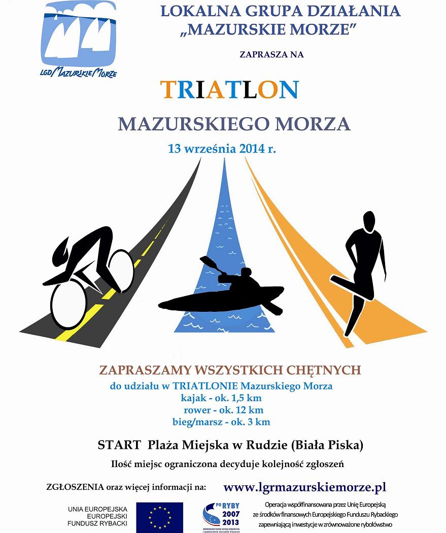 Plakat Triatlon