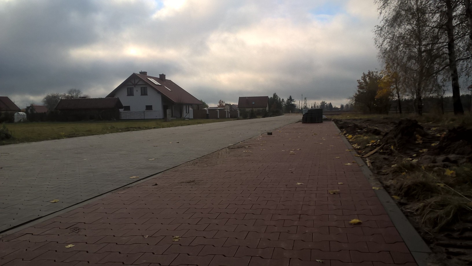 Ulica Nowa w Pieckach